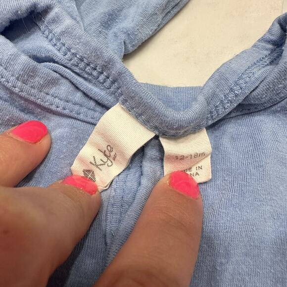 Kyte Baby Light Blue Snap Footie Pajamas - Picture 5 of 8